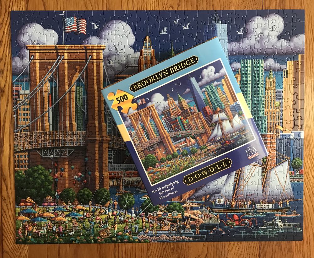 *Brooklyn Bridge- AFT - Dowdle puzzle collectible [Barcode 671095204392] - Main Image 3