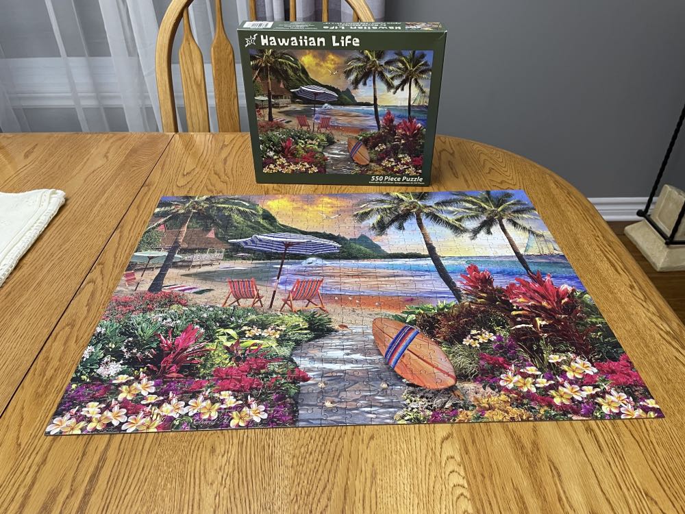 Hawaiian Life - Vermont Christmas Company puzzle collectible [Barcode 819273022066] - Main Image 4
