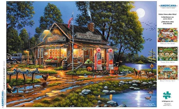 Eugene’s Gas  - Buffalo Games puzzle collectible - Main Image 3
