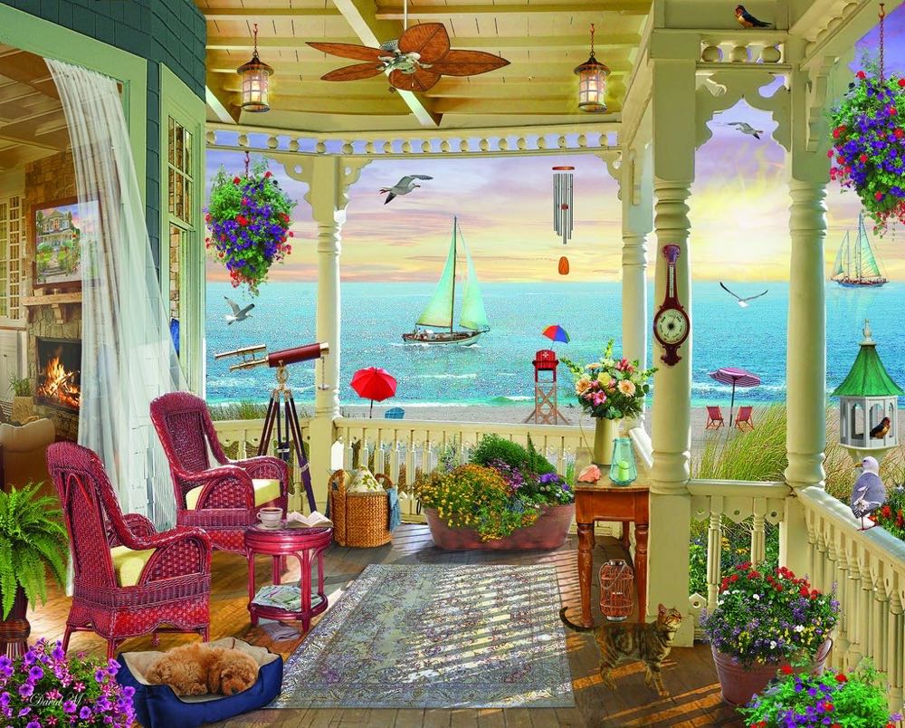 Summer Breeze - Work & Sell - White Mountain puzzle collectible [Barcode 724819263929] - Main Image 2