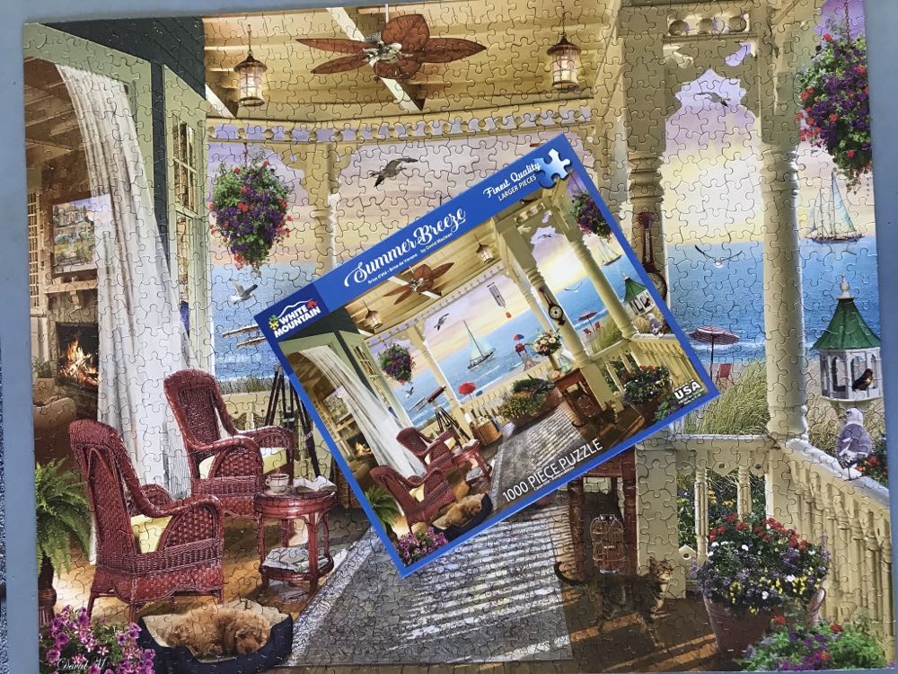 Summer Breeze - Work & Sell - White Mountain puzzle collectible [Barcode 724819263929] - Main Image 4