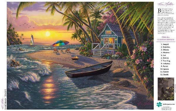 Kim Norlien: Sunset Beach - Buffalo puzzle collectible - Main Image 3