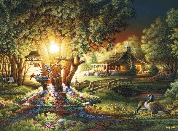 The Colours of Spring - Buffalo Games puzzle collectible - Main Image 2