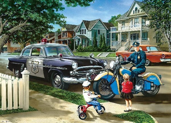 Neighborhood Patrol - Cheryl - MasterPieces puzzle collectible - Main Image 2