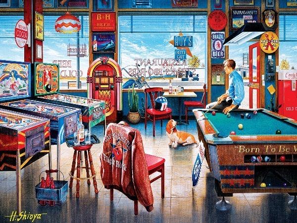 Pockets Pool & Pub 550 Piece - Master Pieces puzzle collectible - Main Image 2