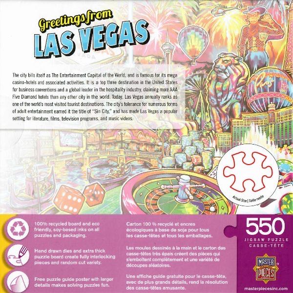 Greetings from Las Vegas - MasterPieces puzzle collectible - Main Image 3