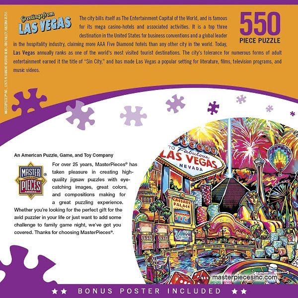 Greetings from Las Vegas - MasterPieces puzzle collectible - Main Image 4