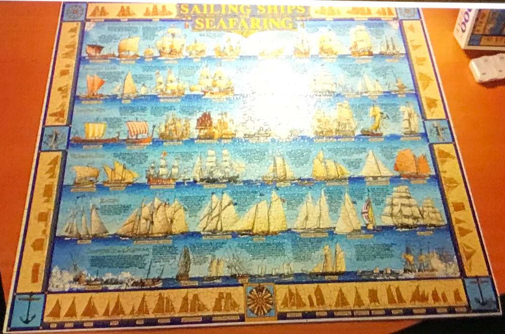 Sailing Ships Seafaring - White Mountain puzzle collectible - Main Image 2