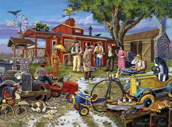 Death In The Desert - Bits And Pieces puzzle collectible - Main Image 2