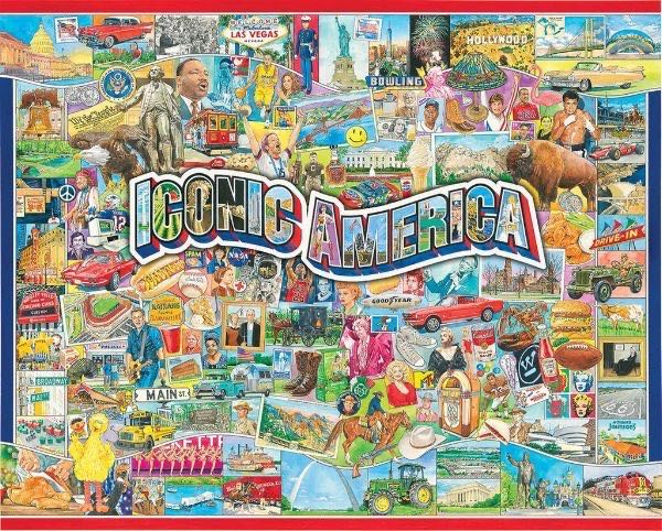 Icon America - White Mountain puzzle collectible - Main Image 2