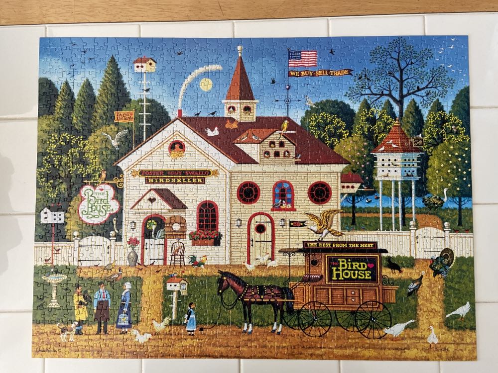 Sold - The Bird House - Buffalo puzzle collectible [Barcode 079346114801] - Main Image 2