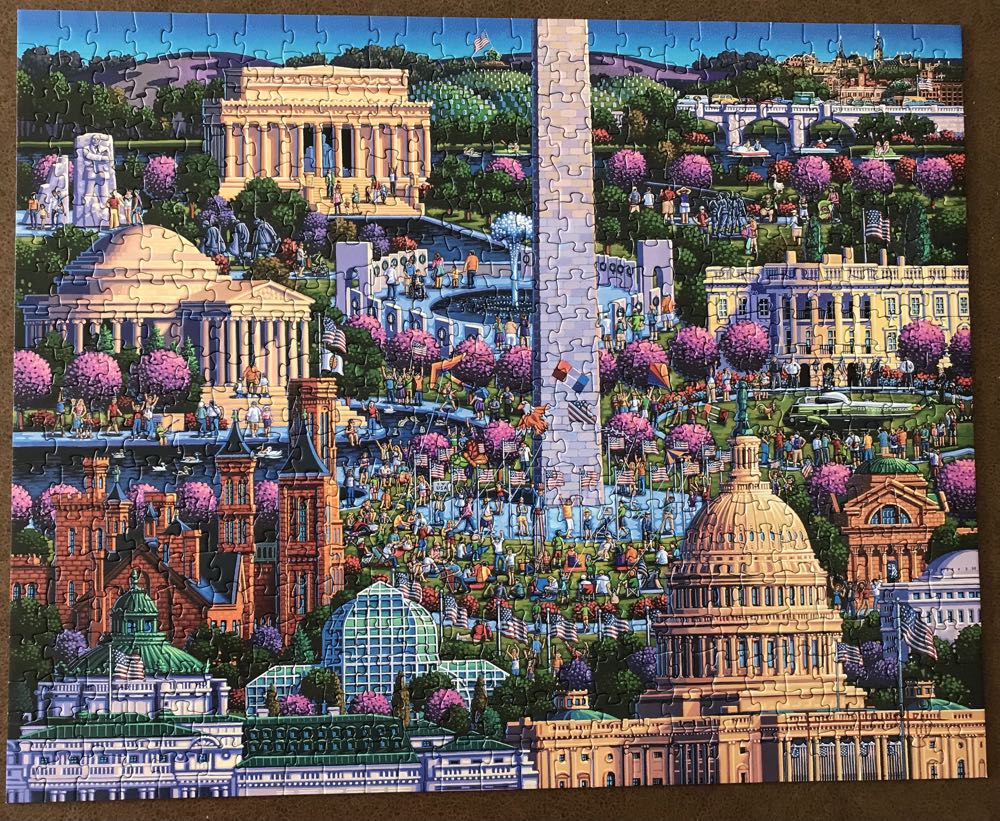 Washington DC Mall - Dowdle puzzle collectible [Barcode 671095204422] - Main Image 2