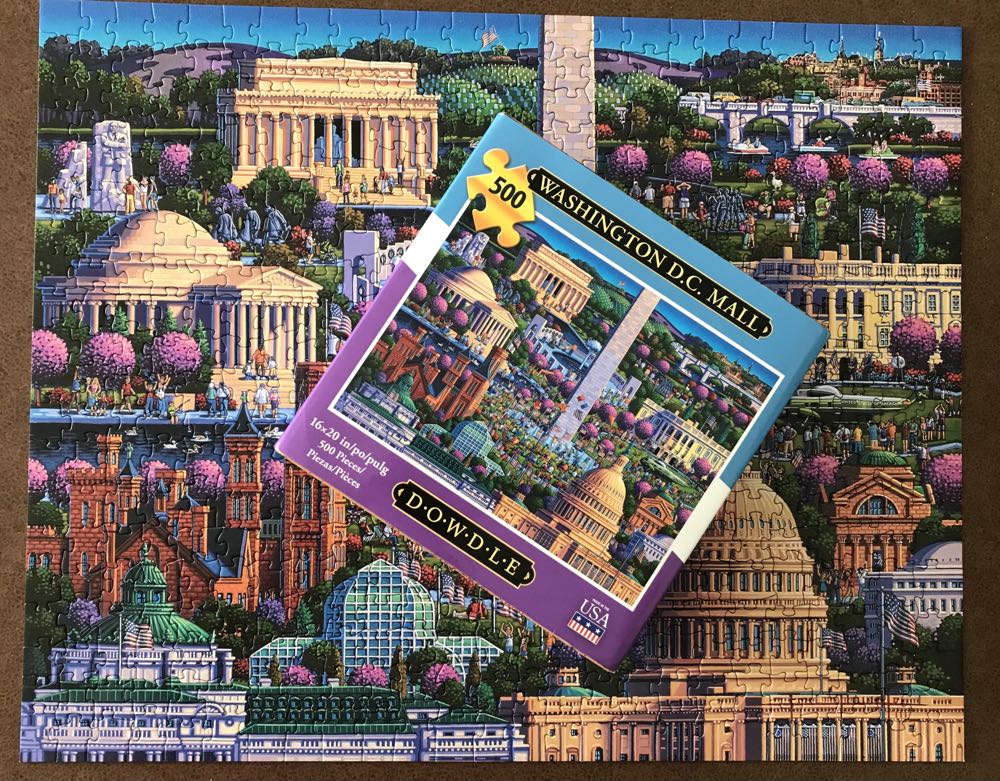 Washington DC Mall - Dowdle puzzle collectible [Barcode 671095204422] - Main Image 3