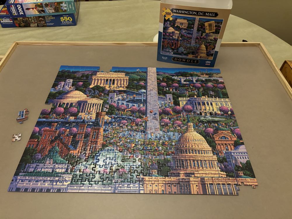 Washington DC Mall - Dowdle puzzle collectible [Barcode 671095204422] - Main Image 4