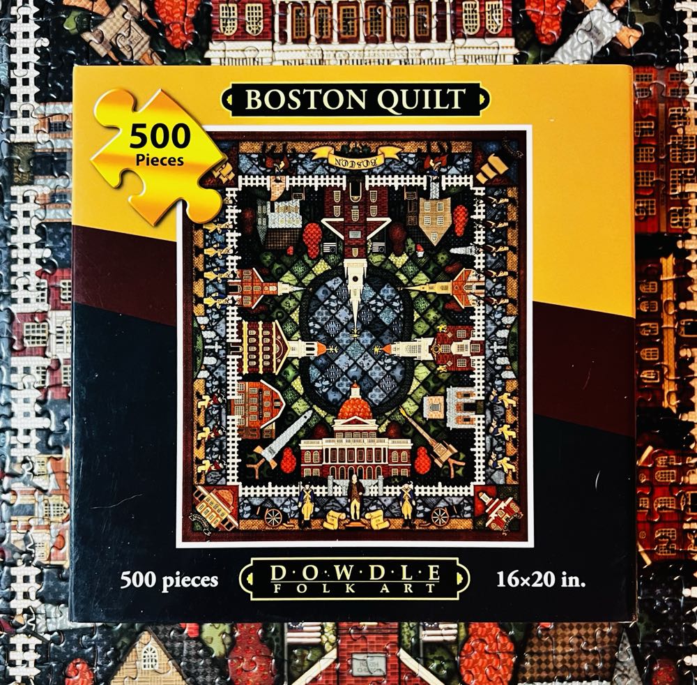 Boston Quilt - Dowdle Puzzles puzzle collectible [Barcode 671095001830] - Main Image 2