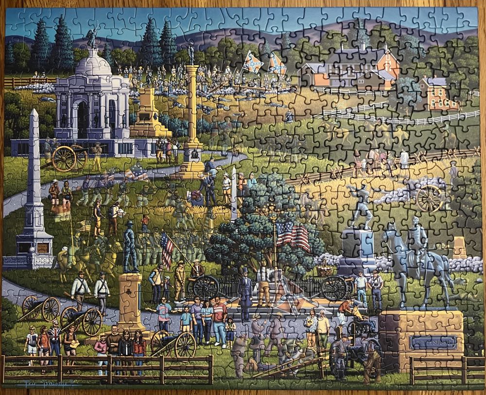 Gettysburg - Dowdle puzzle collectible [Barcode 671095203500] - Main Image 2
