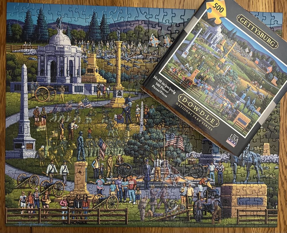 Gettysburg - Dowdle puzzle collectible [Barcode 671095203500] - Main Image 3