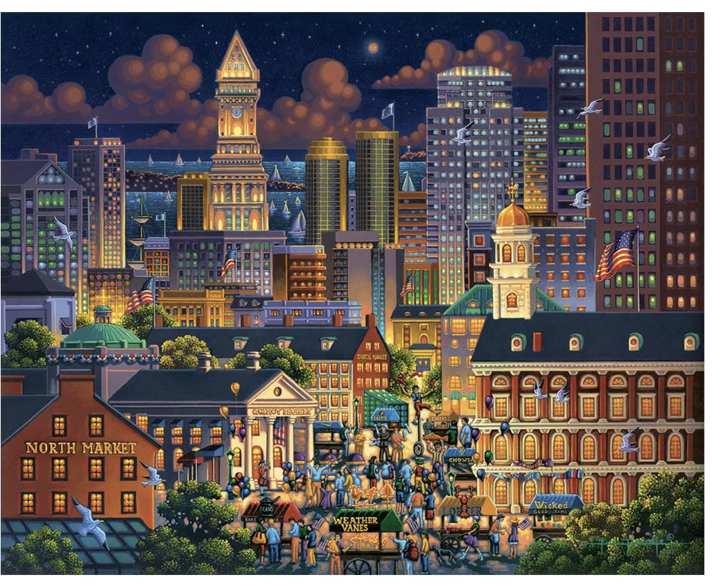 Boston Market Auction  - Dowdle puzzle collectible [Barcode 671095402682] - Main Image 2