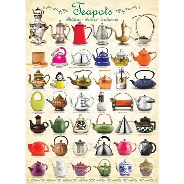 Teapots - Eurographics puzzle collectible [Barcode 628136605991] - Main Image 2