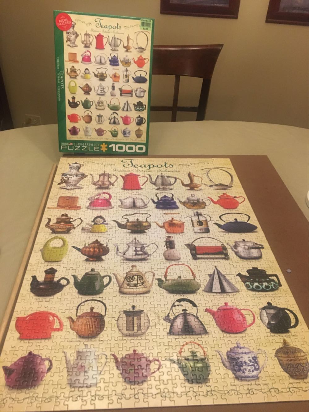 Teapots - Eurographics puzzle collectible [Barcode 628136605991] - Main Image 3