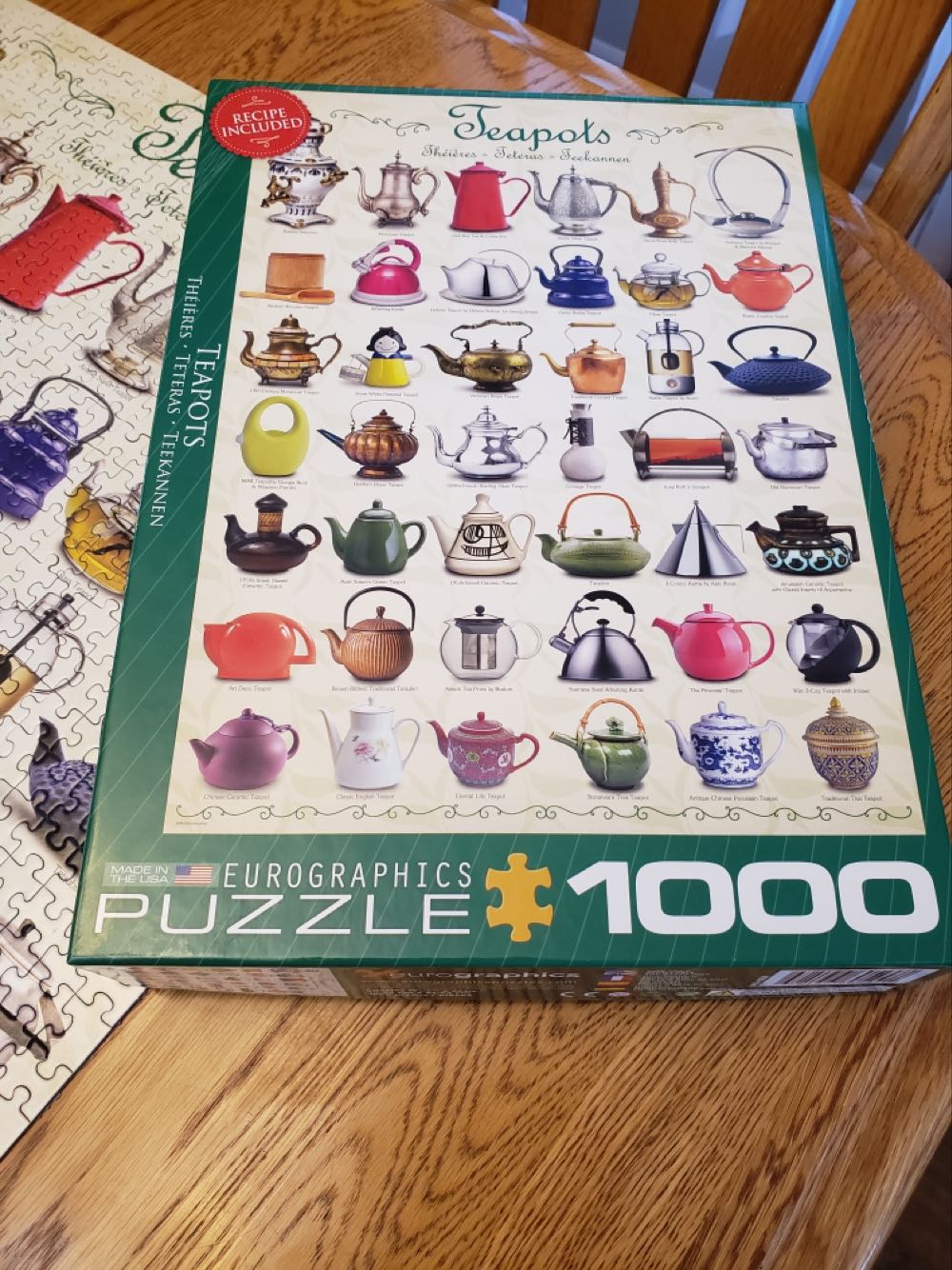 Teapots - Eurographics puzzle collectible [Barcode 628136605991] - Main Image 4