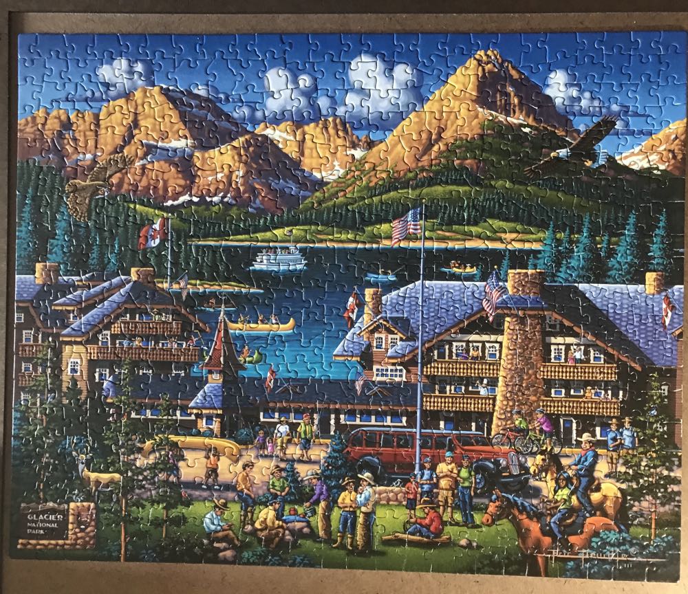 Glacier National Park - Dowdle puzzle collectible [Barcode 671095203357] - Main Image 2