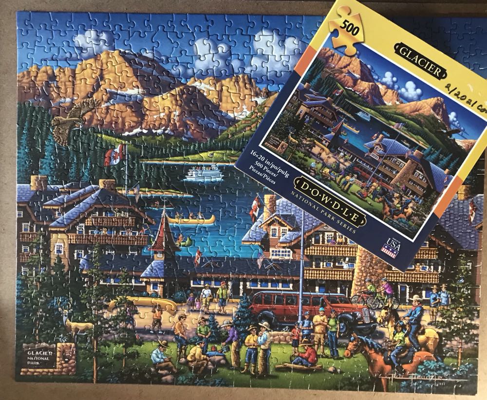 Glacier National Park - Dowdle puzzle collectible [Barcode 671095203357] - Main Image 3