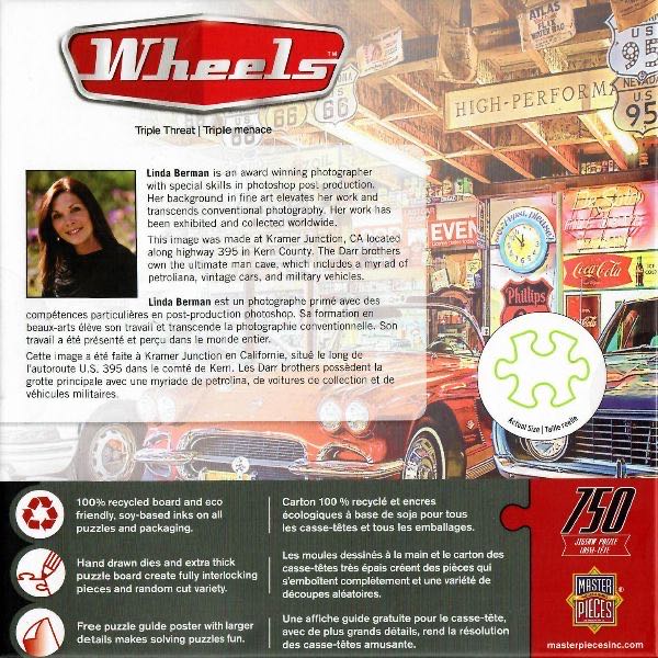 Triple Threat 750 Piece - Master Pieces puzzle collectible - Main Image 3