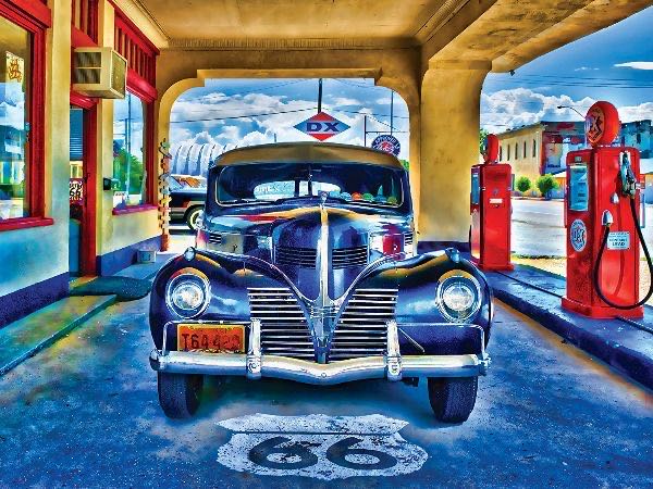 Kicks on Route 66 - MasterPieces puzzle collectible - Main Image 2