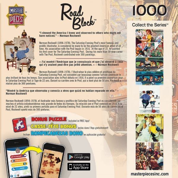 Road Block - MasterPieces puzzle collectible - Main Image 4