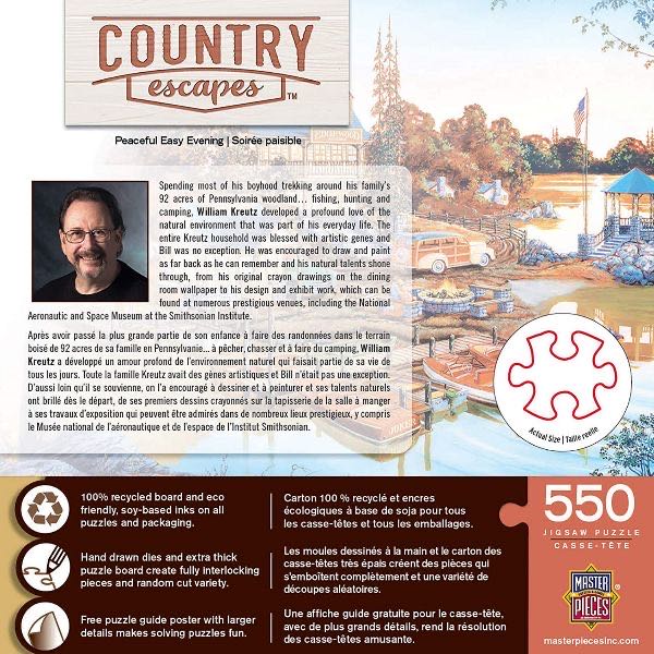 Peaceful Easy Evening - MasterPieces puzzle collectible - Main Image 3