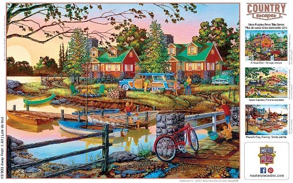 Away From It All 550 Piece - Master Pieces puzzle collectible - Main Image 4
