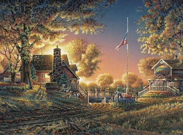 Good Evening America - Buffalo Games puzzle collectible - Main Image 2
