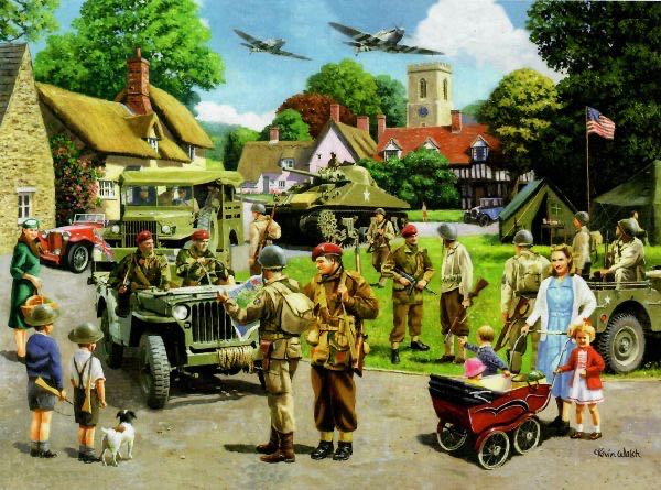 D Day Preparations - Bits And Pieces puzzle collectible - Main Image 2