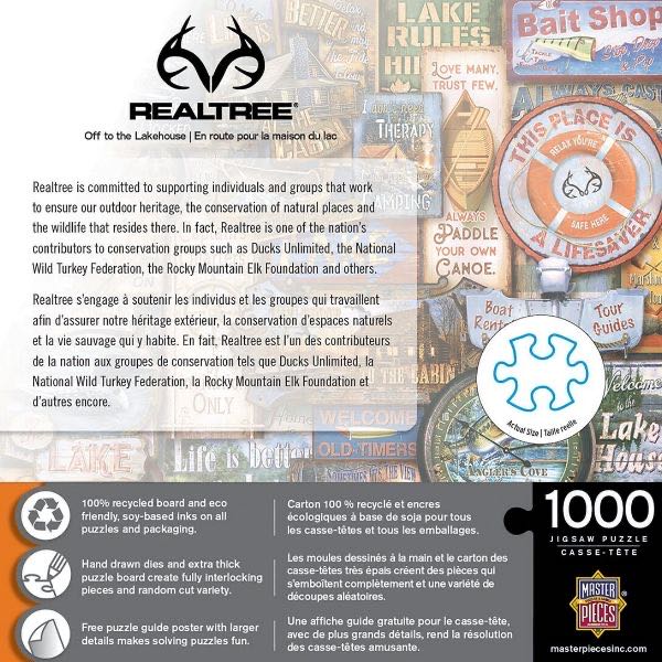 Off To The Lakehouse-SOLD - MasterPieces puzzle collectible - Main Image 3