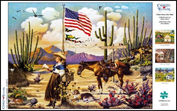 CW - Love Letter From Laramie - Buffalo Games & Puzzles puzzle collectible - Main Image 3