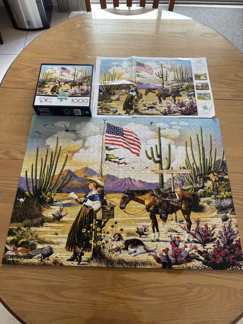 CW - Love Letter From Laramie - Buffalo Games & Puzzles puzzle collectible - Main Image 4