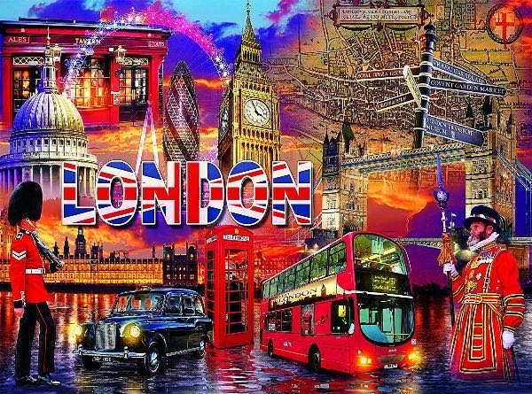 London - Cheryl - Ceaco puzzle collectible - Main Image 2