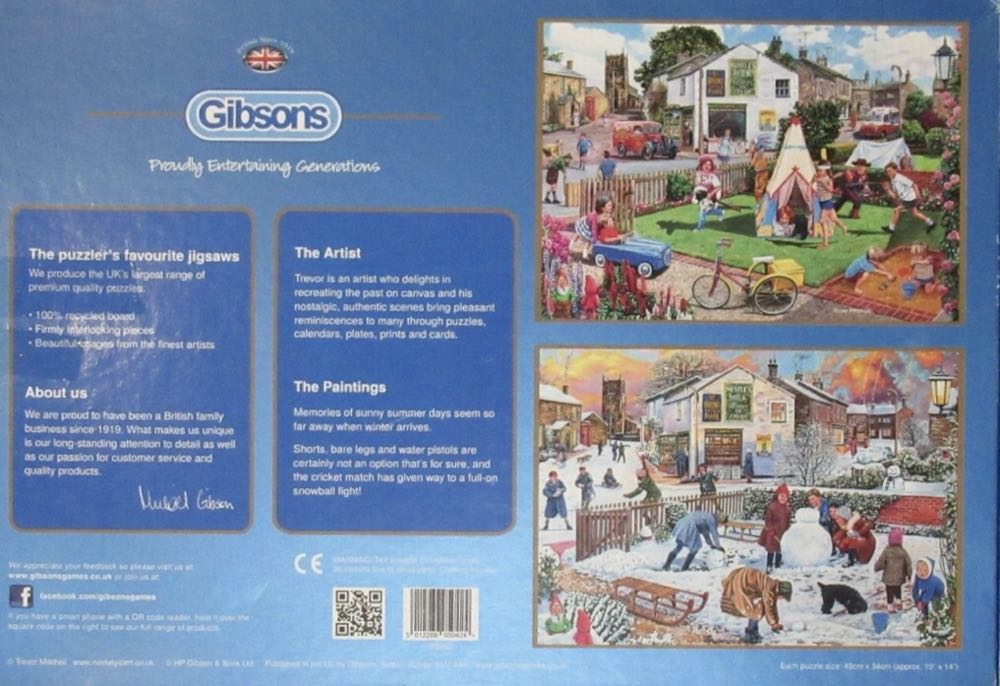 Wigwams & Woolly Hats - Gibsons 🇬🇧 puzzle collectible [Barcode 5012269050424] - Main Image 2