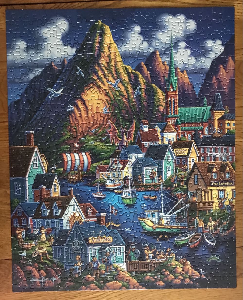 Norway - Dowdle puzzle collectible [Barcode 671095204743] - Main Image 2