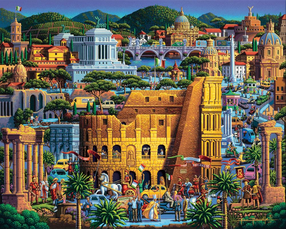 Rome-NIB - Dowdle puzzle collectible [Barcode 671095003544] - Main Image 2