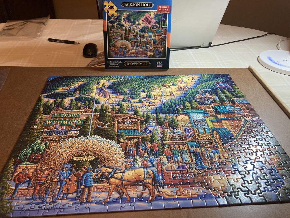 Jackson Hole - Dowdle puzzle collectible [Barcode 671095203777] - Main Image 3