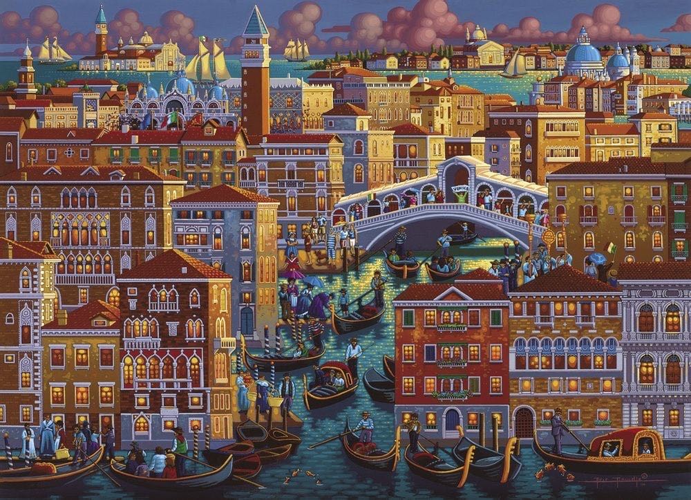 Venice - Cheryl - Dowdle puzzle collectible [Barcode 671095102728] - Main Image 2