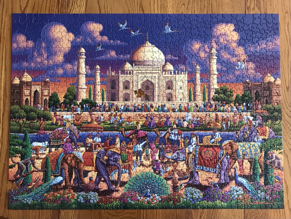 Taj Mahal - NEW! - Dowdle puzzle collectible [Barcode 671095403696] - Main Image 2
