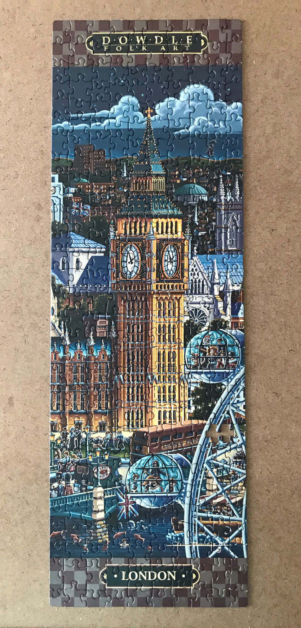 Festival Of Trees - Dowdle Folk Art puzzle collectible [Barcode 671095053006] - Main Image 2