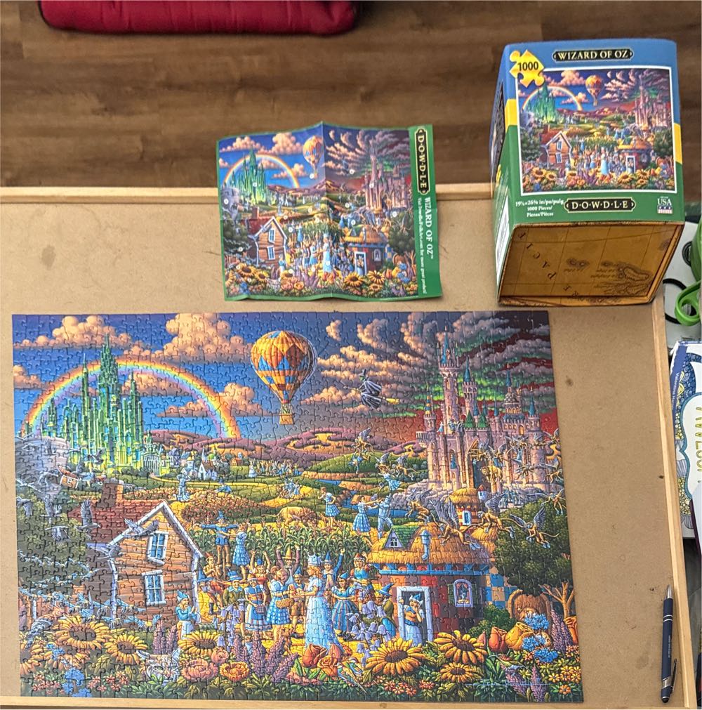 Wizard Of Oz 🌈 - Dowdle puzzle collectible [Barcode 671095404600] - Main Image 3