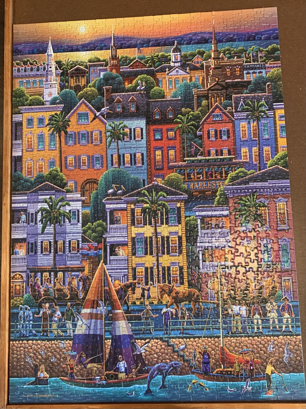Charleston - Dowdle puzzle collectible [Barcode 671095402606] - Main Image 2
