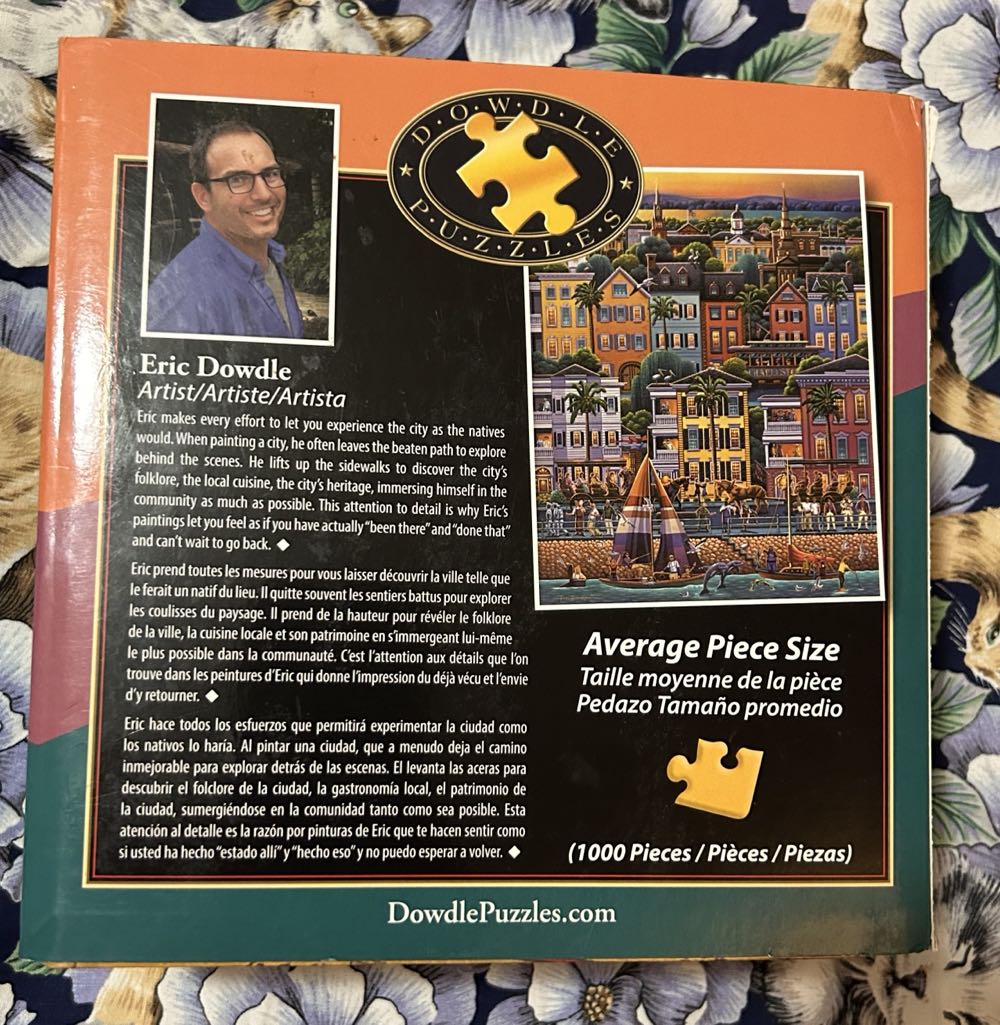 Charleston - Dowdle puzzle collectible [Barcode 671095402606] - Main Image 3