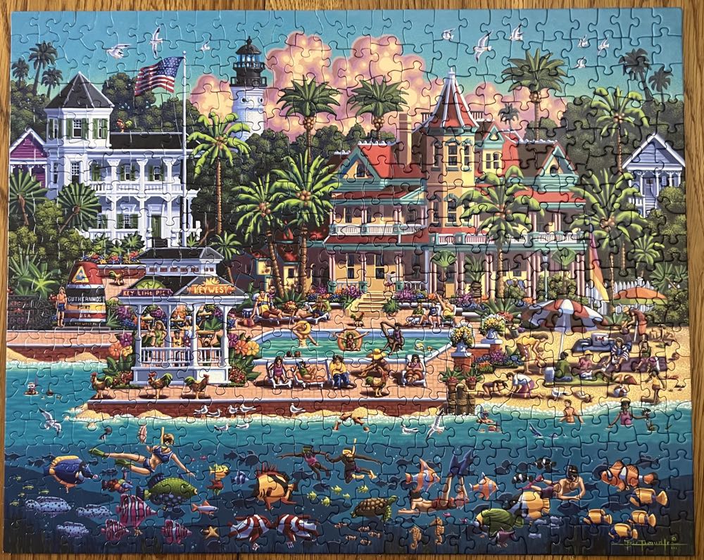 Key West - Dowdle puzzle collectible [Barcode 671095202213] - Main Image 2