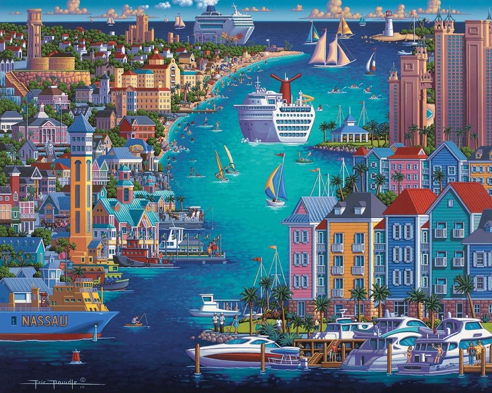 Bahamas - Dowdle puzzle collectible [Barcode 671095203128] - Main Image 2